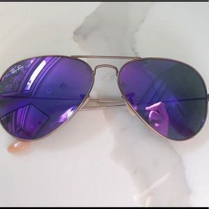 RAY BAN AVIATORS (purple)